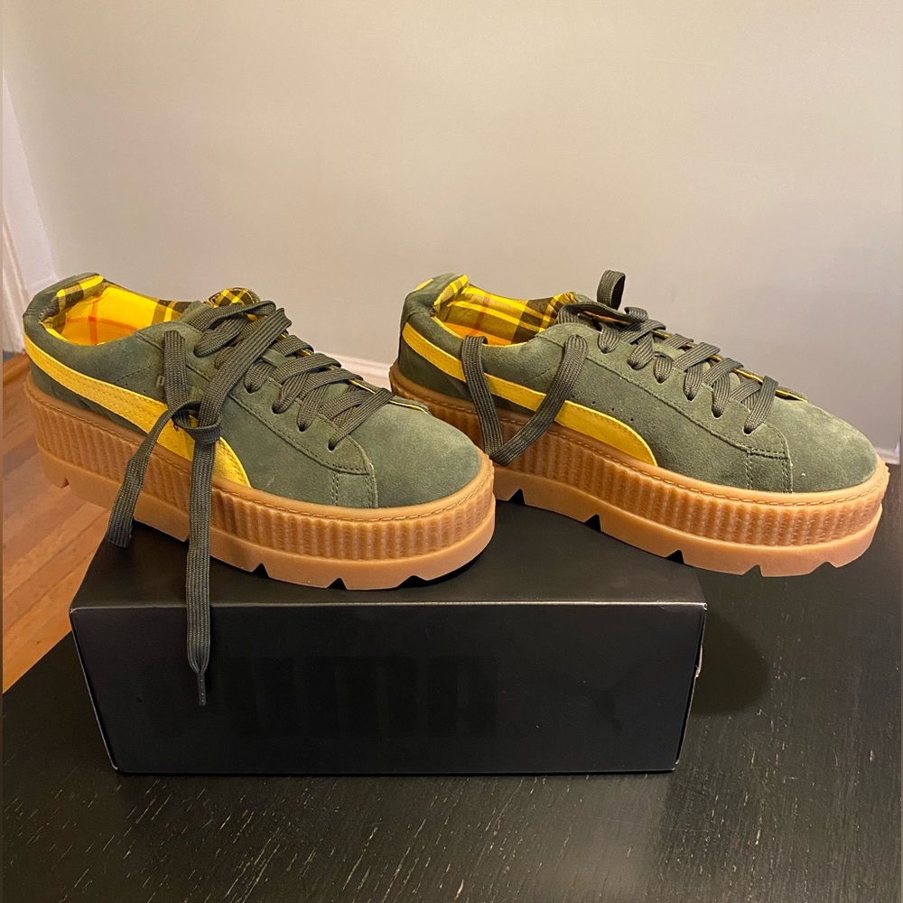 FENTY X PUMA suede platform creepers sneakers